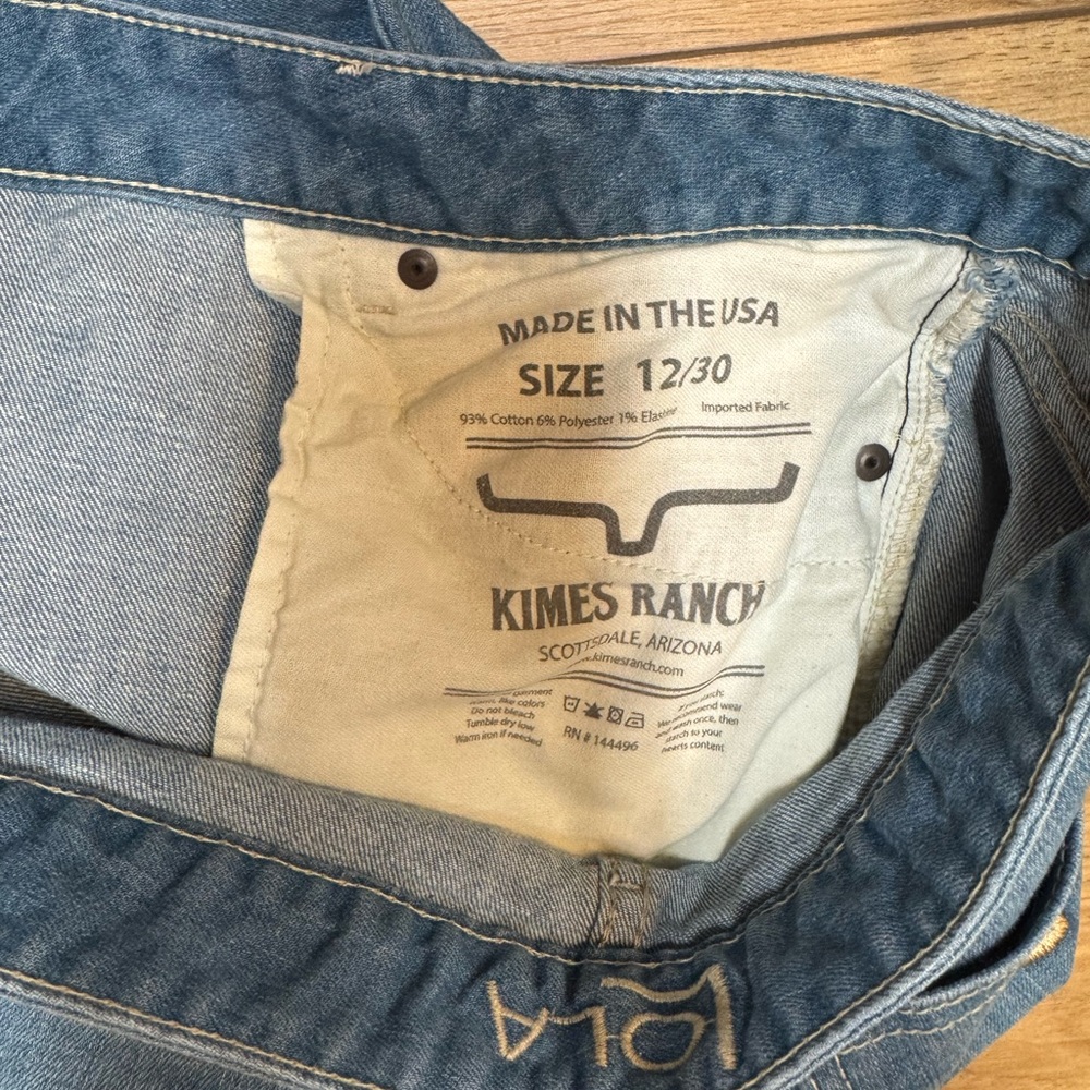 Kimes Ranch Women's Flare Jeans in Blue - Picture 3 of 3